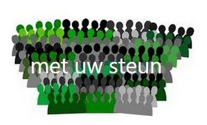 ssilhouetten staan voor onze sympathisanten